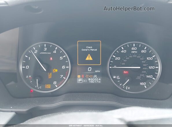 JF2GUADC8RH256965 2024 SUBARU CROSSTREK Blue Вид задніх сидінь