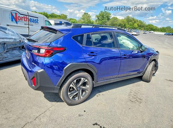 JF2GUADC8RH276276 2024 SUBARU CROSSTREK Синий Задняя правая четверть