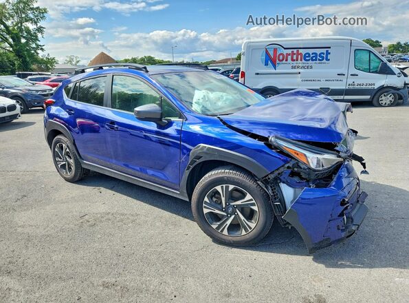 JF2GUADC8RH276276 2024 SUBARU CROSSTREK Синий Передняя правая четверть