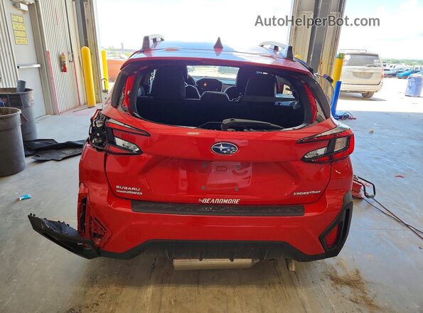 JF2GUADC8RH863707 2024 SUBARU CROSSTREK Красный Вид сзади