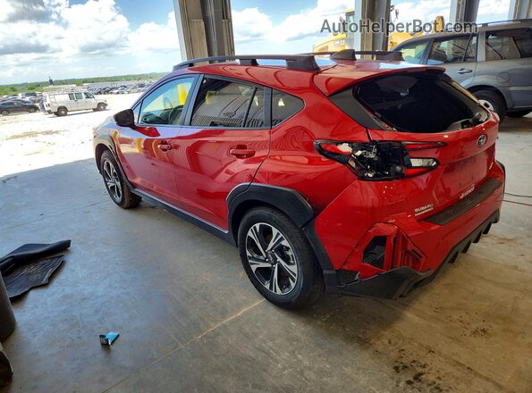 JF2GUADC8RH863707 2024 SUBARU CROSSTREK Красный Задняя левая четверть