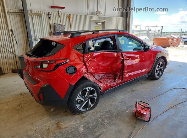 JF2GUADC8RH863707 2024 SUBARU CROSSTREK Красный Задняя правая четверть