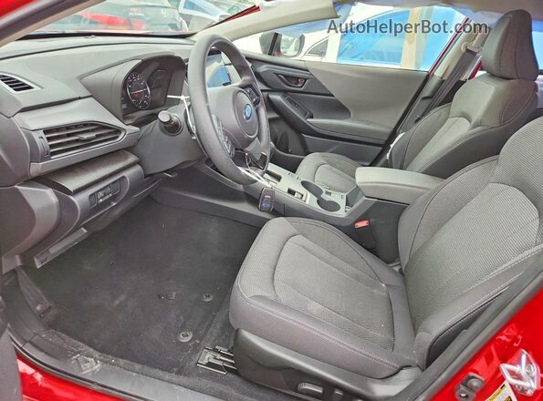 JF2GUADC8RH863707 2024 SUBARU CROSSTREK Красный Вид салона спереди