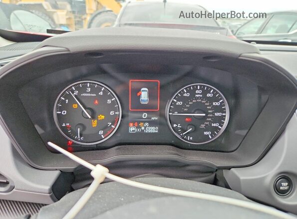 JF2GUADC8RH863707 2024 SUBARU CROSSTREK Красный Вид щитка приборов