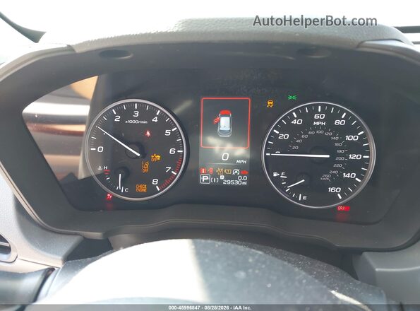 JF2GUADC8RH916387 2024 SUBARU CROSSTREK White უკანა სავარძლების ხედი