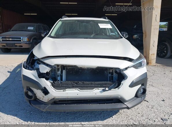 JF2GUADC8RH916387 2024 SUBARU CROSSTREK White ხელსაწყოთა პანელის ხედი