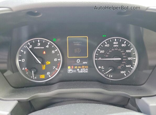 JF2GUADC9R8219469 2024 SUBARU CROSSTREK Gray Instrument cluster view
