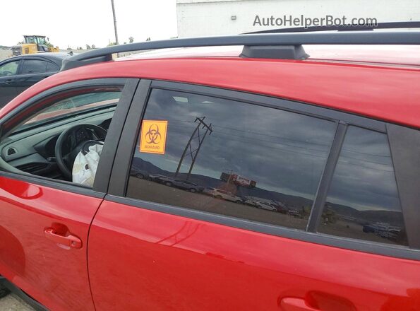 JF2GUADC9R8333861 2024 SUBARU CROSSTREK Red Առջևի վահանակի տեսք
