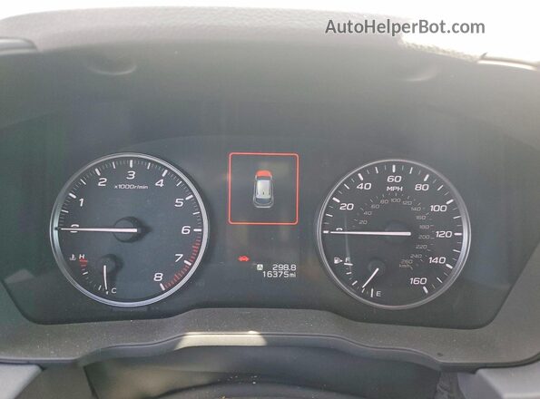 JF2GUADC9R8335738 2024 SUBARU CROSSTREK Белый Вид щитка приборов