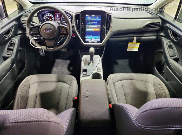 JF2GUADC9RH274195 2024 SUBARU CROSSTREK White Առջևի վահանակի տեսք