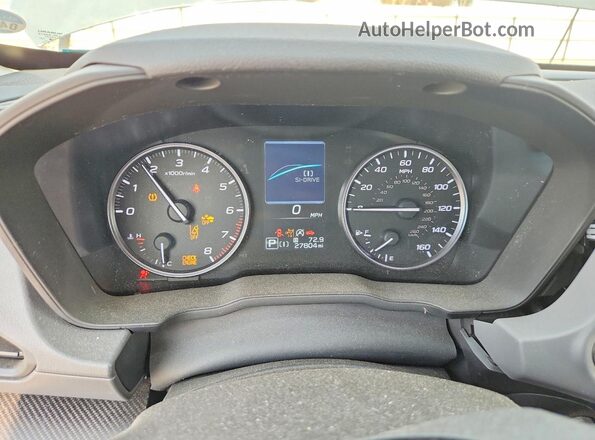 JF2GUADCXRH282791 2024 SUBARU CROSSTREK Blue Вид щитка приладів