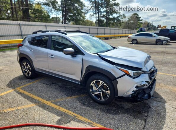 JF2GUHDC0S8314615 2025 SUBARU CROSSTREK Серебряный Передняя правая четверть