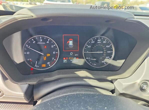 JF2GUHDC0S8314615 2025 SUBARU CROSSTREK Серебряный Вид щитка приборов