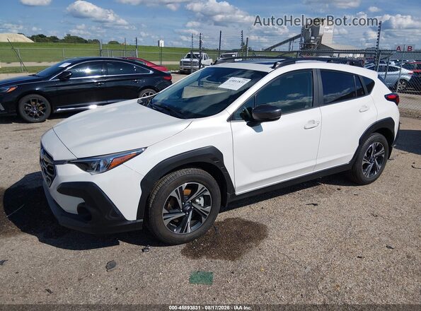 JF2GUHDC0SH229869 2025 SUBARU CROSSTREK White Առջևի ձախ երեք քառորդ տեսարան