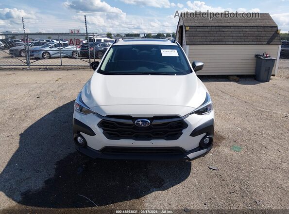 JF2GUHDC0SH229869 2025 SUBARU CROSSTREK White Սարքավորումների վահանակի տեսք