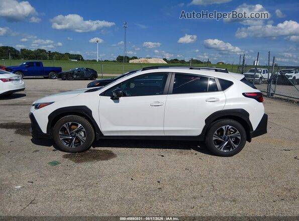 JF2GUHDC0SH229869 2025 SUBARU CROSSTREK White Սալոնի 360 աստիճան տեսք
