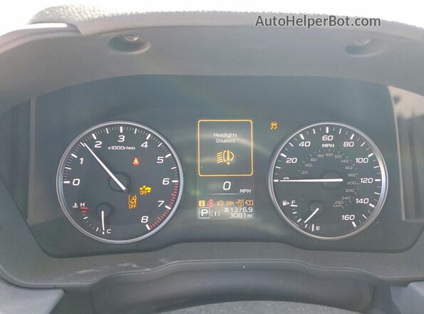 JF2GUHDC0SH313447 2025 SUBARU CROSSTREK Gray Սարքավորումների վահանակի տեսք