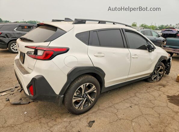 JF2GUHDC0SH332922 2025 SUBARU CROSSTREK Белый Задняя правая четверть