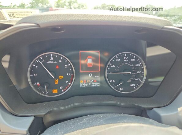 JF2GUHDC1S8309410 2025 SUBARU CROSSTREK Silver ხელსაწყოთა პანელის ხედი