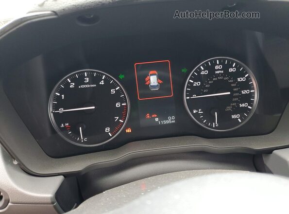 JF2GUHDC2S8289264 2025 SUBARU CROSSTREK Teal Սարքավորումների վահանակի տեսք