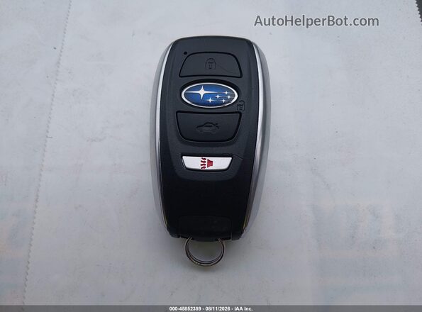 JF2GUHDC2S8324403 2025 SUBARU CROSSTREK Gray Widok deski rozdzielczej