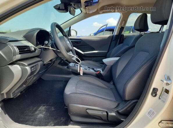 JF2GUHDC3S8239375 2025 SUBARU CROSSTREK White Widok wnętrza z przodu