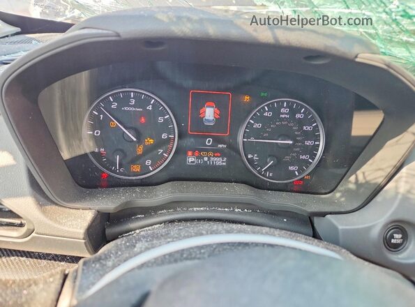 JF2GUHDC3S8258007 2025 SUBARU CROSSTREK Gray ხელსაწყოთა პანელის ხედი