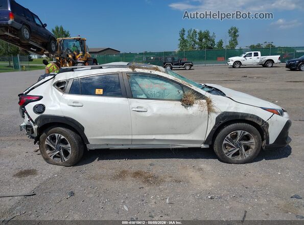 JF2GUHDC4S8290982 2025 SUBARU CROSSTREK White Instrument cluster view