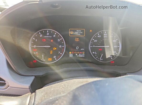 JF2GUHDC5SH278985 2025 SUBARU CROSSTREK White Instrument cluster view