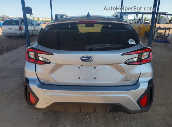 JF2GUHDC7S8340791 2025 SUBARU CROSSTREK Silver Вид ззаду