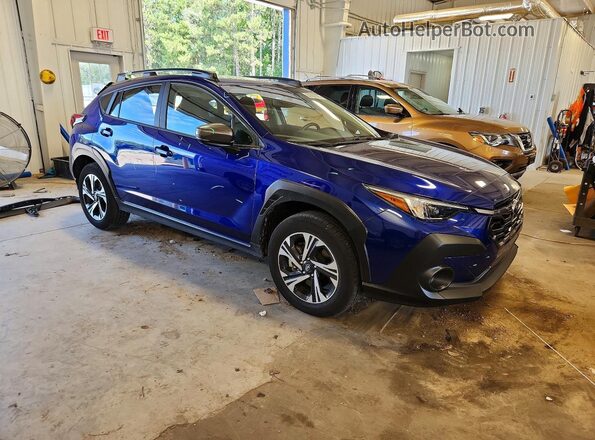 JF2GUHDC8SH289513 2025 SUBARU CROSSTREK Синий Передняя правая четверть