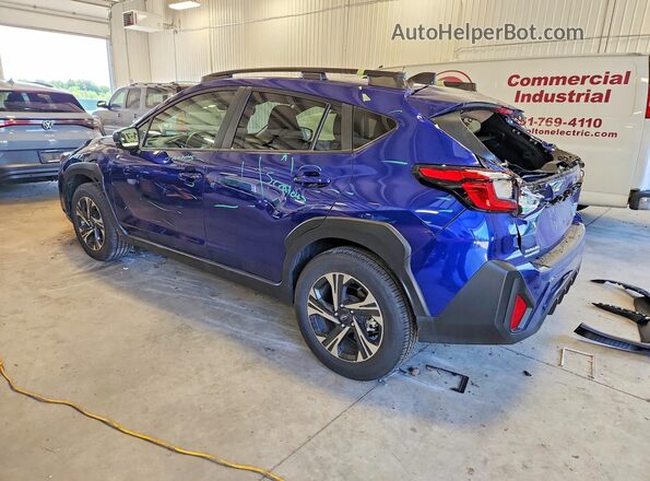 JF2GUHDC8SH289513 2025 SUBARU CROSSTREK Синий Задняя левая четверть