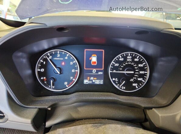 JF2GUHDC8SH289513 2025 SUBARU CROSSTREK Синий Вид щитка приборов