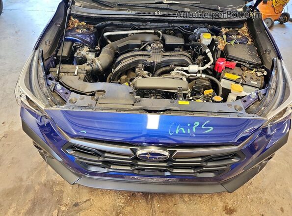 JF2GUHDC8SH289513 2025 SUBARU CROSSTREK Синий Вид подкапотного пространства
