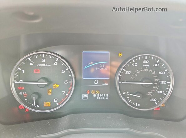 JF2GUHDC9SH252826 2025 SUBARU CROSSTREK Gray Instrument cluster view