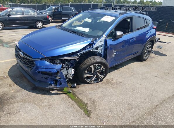 JF2GUHDC9SH323426 2025 SUBARU CROSSTREK Синий Передняя левая четверть