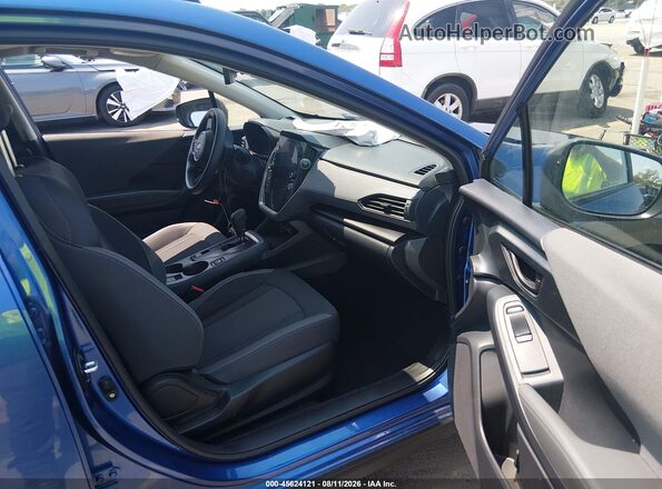 JF2GUHDC9SH323426 2025 SUBARU CROSSTREK Синий Вид салона спереди