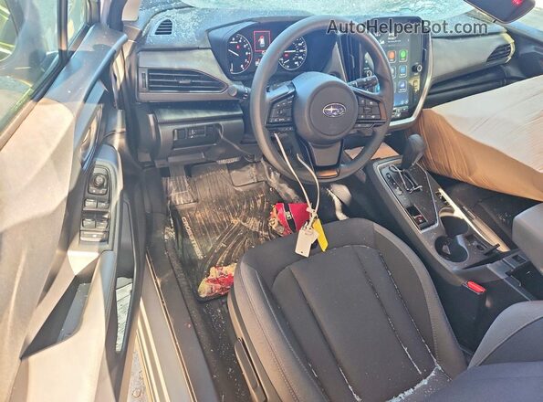 JF2GUHDCXS8239969 2025 SUBARU CROSSTREK Silver Dashboard view