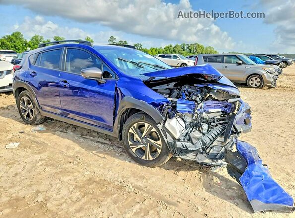 JF2GUHDCXS8263477 2025 SUBARU CROSSTREK Синий Передняя правая четверть