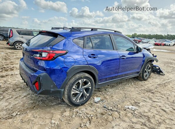 JF2GUHDCXS8263477 2025 SUBARU CROSSTREK Синий Задняя правая четверть