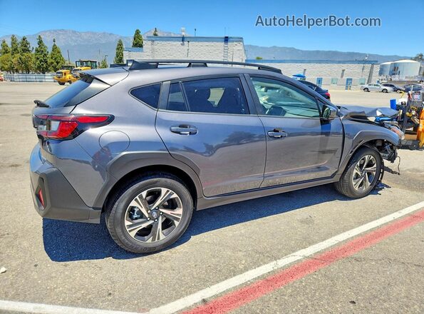 JF2GUHDCXS8292753 2025 SUBARU CROSSTREK Gray Trasero derecho
