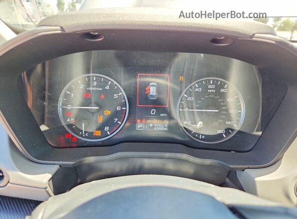 JF2GUHDCXS8292753 2025 SUBARU CROSSTREK Gray Vista del cuadro de instrumentos