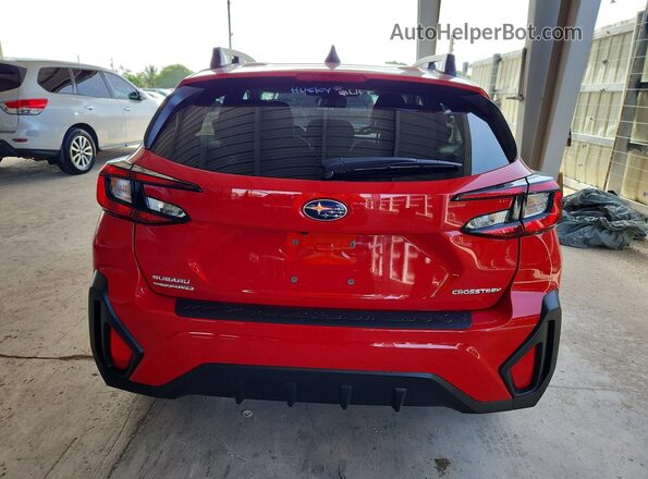 JF2GUHDCXS8346214 2025 SUBARU CROSSTREK Red Հետևի տեսք