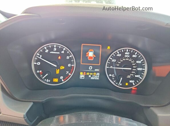 JF2GUHDCXS8346214 2025 SUBARU CROSSTREK Red Սարքավորումների վահանակի տեսք