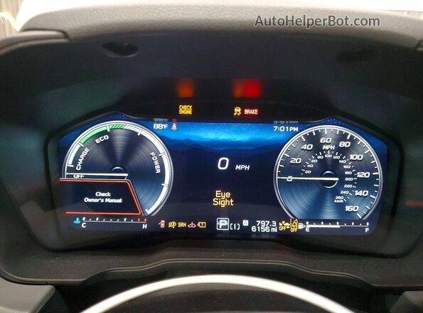 JF2GUSGD6T8230978 2026 SUBARU CROSSTREK Beige Սարքավորումների վահանակի տեսք