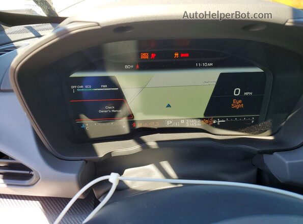 JF2GUSGDXT8220650 2026 SUBARU CROSSTREK Charcoal Widok zestawu wskaźników