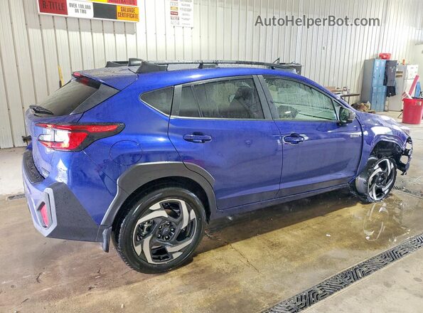 JF2GUSND2T8233377 2026 SUBARU CROSSTREK Синий Задняя правая четверть
