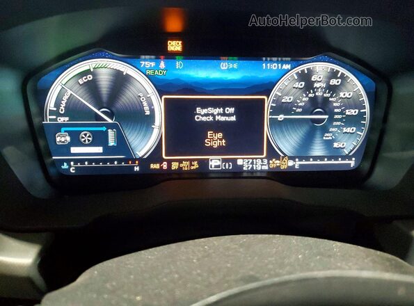 JF2GUSND2T8233377 2026 SUBARU CROSSTREK Синий Вид щитка приборов