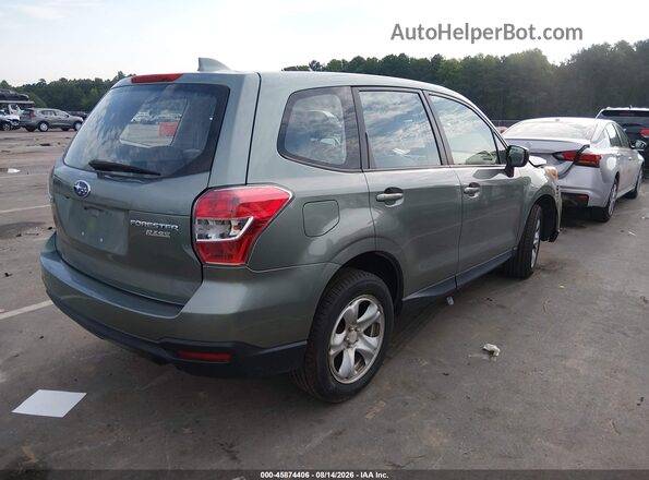 JF2SJAAC1GG467113 2016 SUBARU FORESTER Green უკანა მარჯვენა