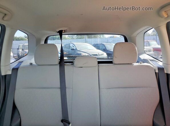 JF2SJAAC2JH593272 2018 SUBARU FORESTER White უკანა სავარძლების ხედი